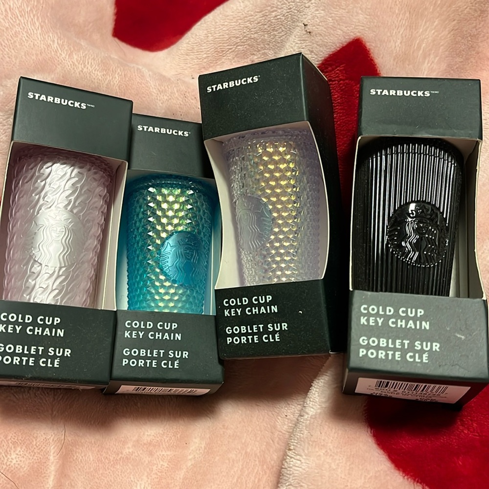 Starbucks key chain lot